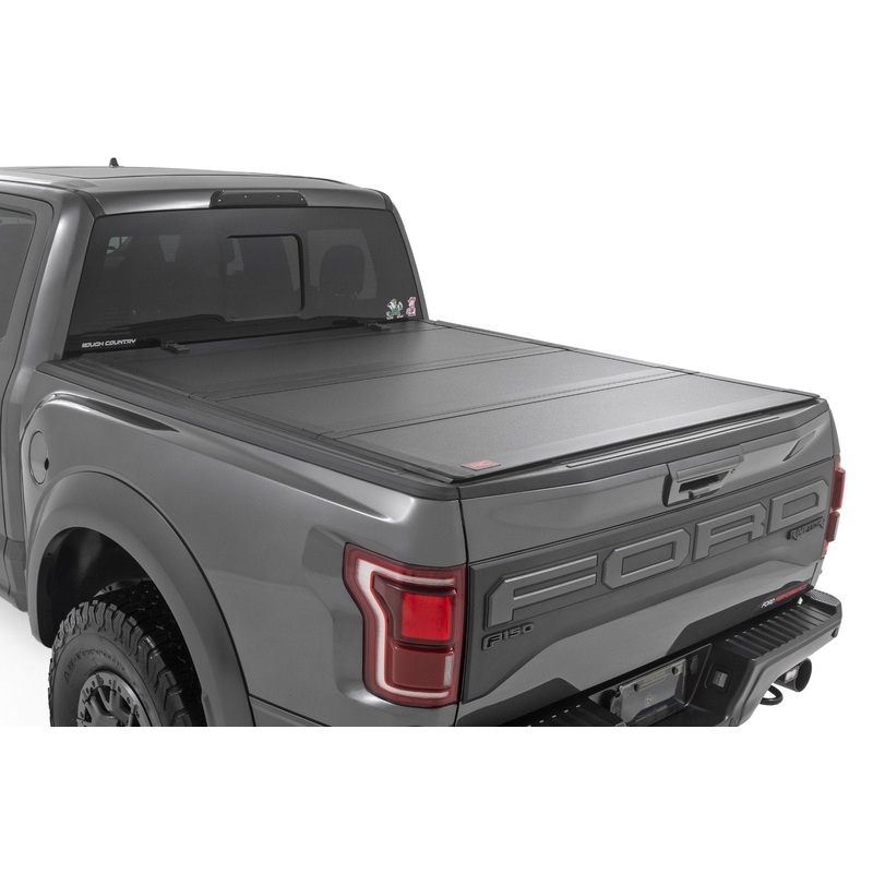 Hard Tri-Fold Flip Up Bed Cover | 5’7″ Bed | Ford F-150 (21-24)/F-150 Lightning (22-24)