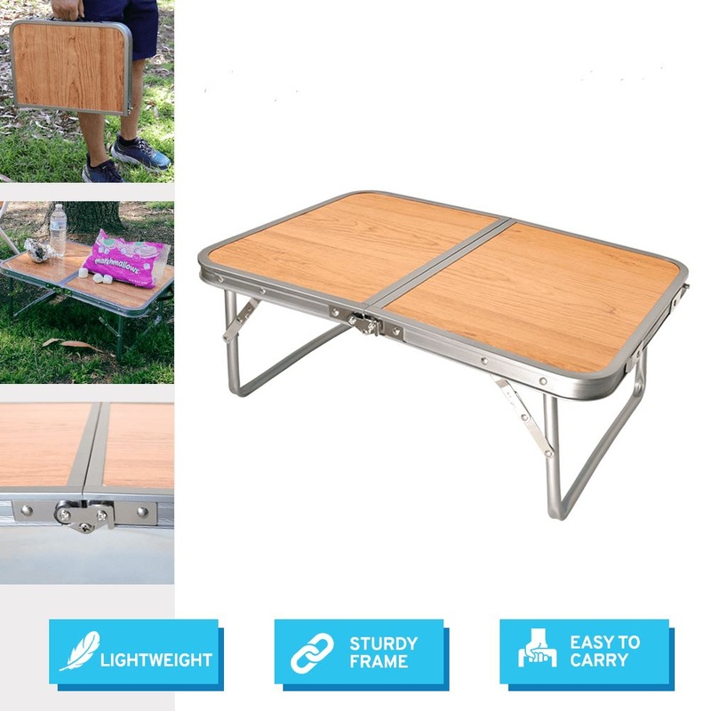 TRUCK2GO Foldable Outdoor Mini Wooden Table