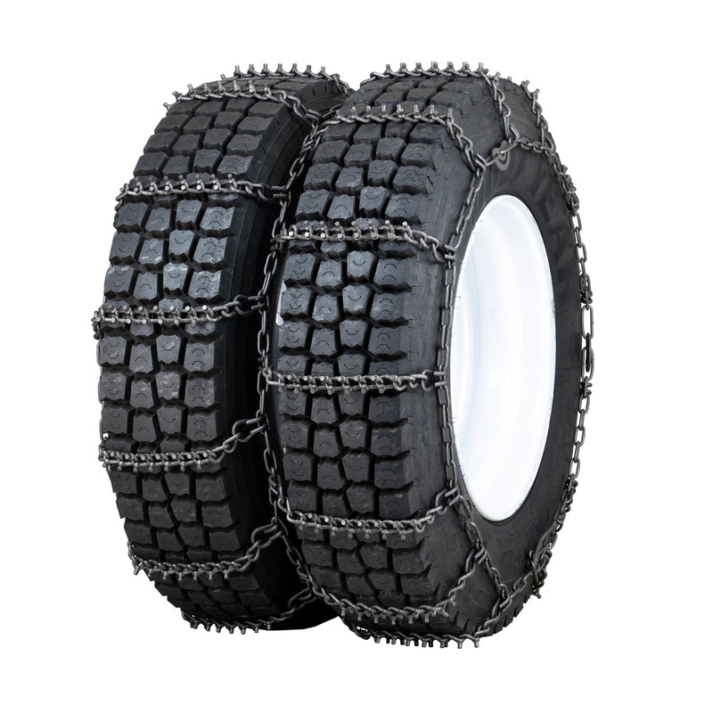 10.00-22 Nordic Studded Alloy Truck Chain Dual/Triple – 7MM Cam Style – 1 Pair
