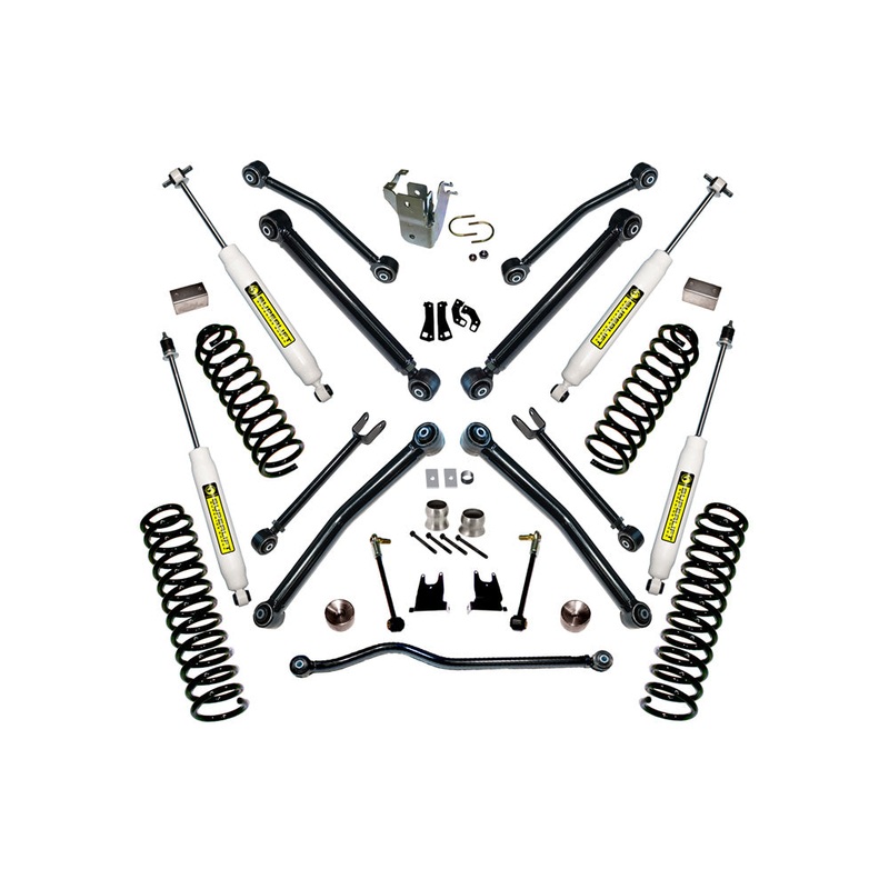 4″ Lift Kit – 07-18 Wrangler JK – 4-door – w/ Reflex Ctrl Arms & SL Shocks K997