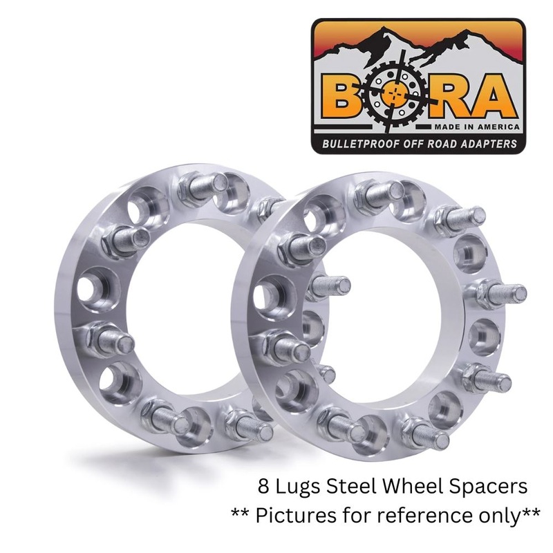 BORA 1999-2002 Ford F-250 / F-350 Steel 1.5″ Wheel Spacers  (Bolt Pattern 8×170 / Hub Bore 124.9) (Sold by Pair)