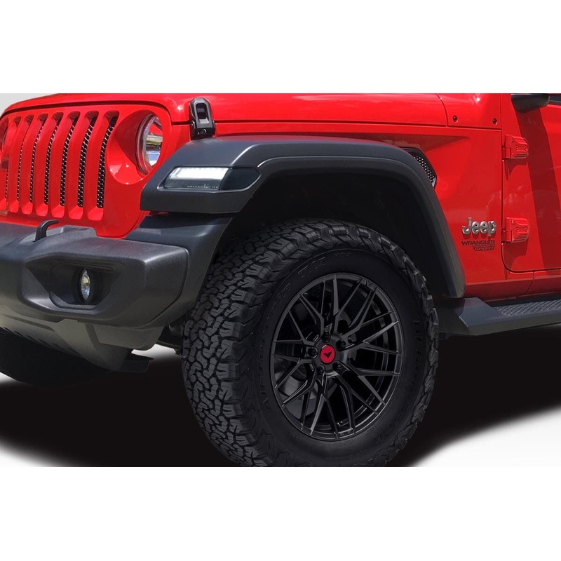 DURAFLEX 2007-2018 Jeep Wrangler JK JL Look FRP Fender Flares Kit