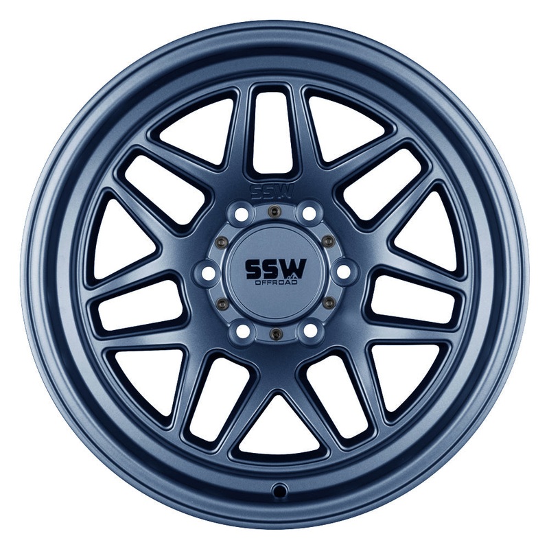 SSW Off-Road Sierra Wheel / Matte Blue / 17X9.0 -25 (6 LUG)