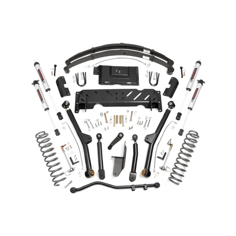 4.5 Inch Lift Kit | Long Arm | RR Leafs | V2 | Jeep Cherokee XJ 4WD (84-01)