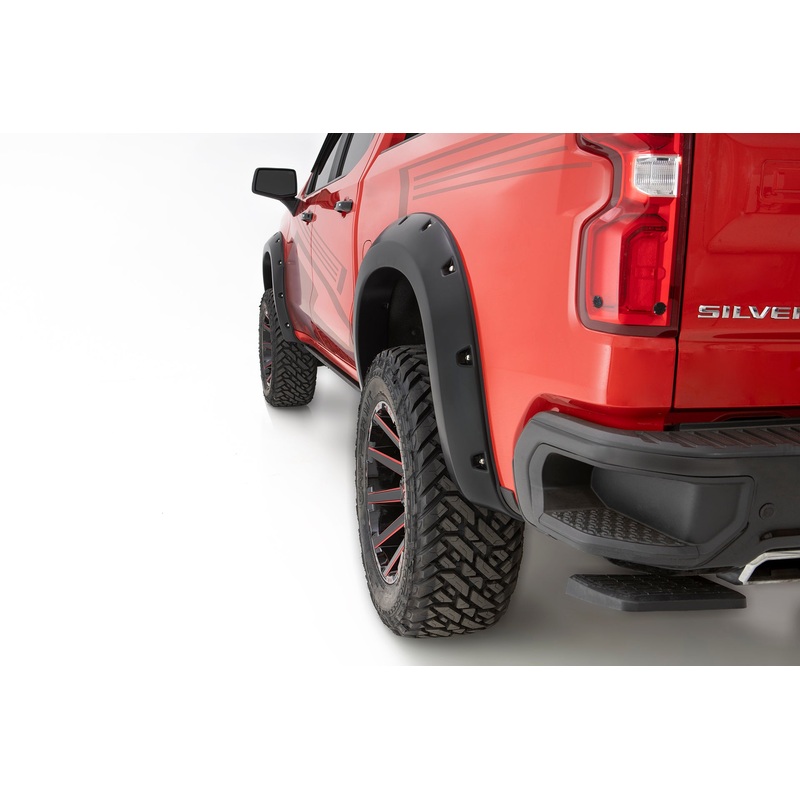Fender Flares Pocket Style-Color Black Smooth Finish 4 Pc 40909-34