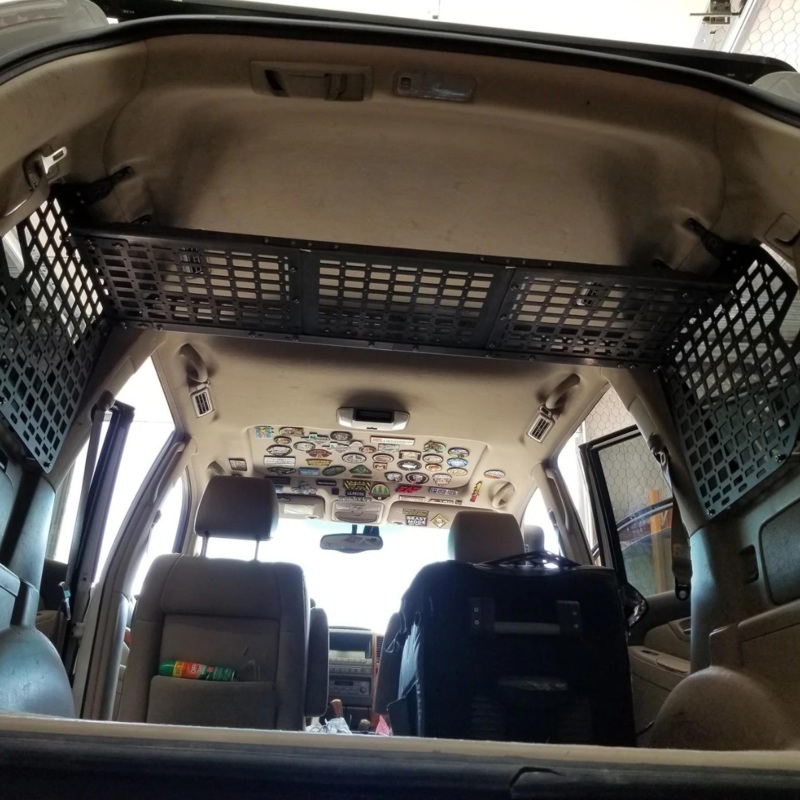 Rago Fabrication Molle Storage Panel Shelf for Lexus GX 470 (2003-2009)