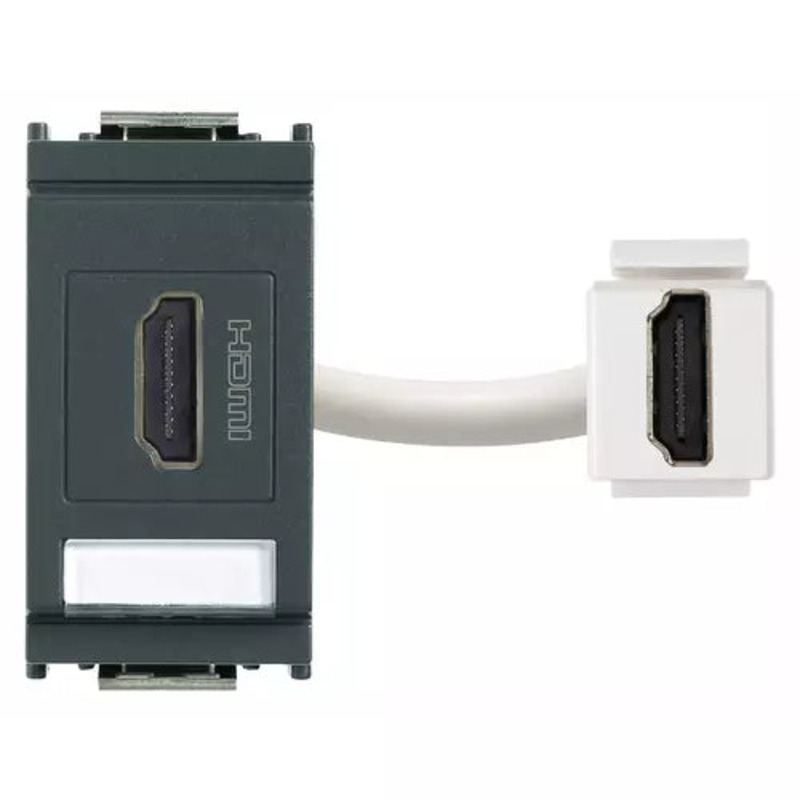 Vimar HDMI Socket Connector Grey – 16334