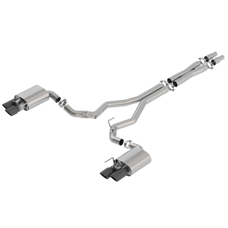 Borla 140743BC ATAK Cat-Back Exhaust System Fits 18-21 Mustang