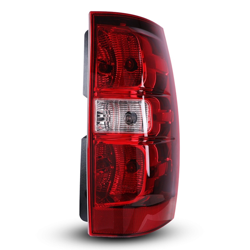 For 2007-2014 Chevy Suburban 1500 2500/ Chevy Chevy Tahoe Taillights Right Side Only – Chrome / Clear Lens