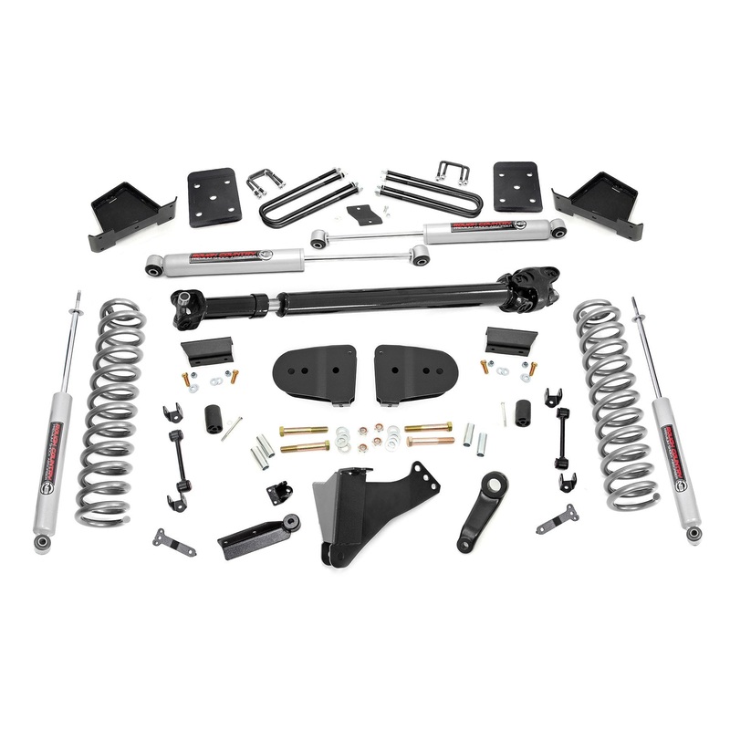 Rough Country 6 Inch Lift Kit OVLDS D/S Fits Ford F-350 4WD 2023
