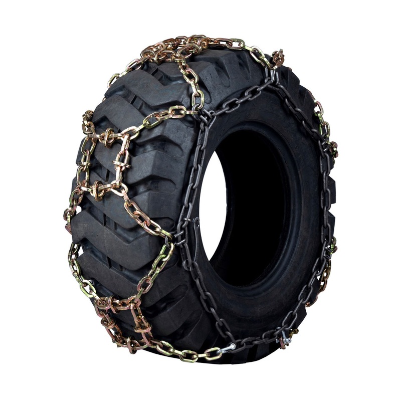 16.9-28 Quality Chain Loader-Grader Maxtrack Square Link Alloy Pattern Style – 1 Pair