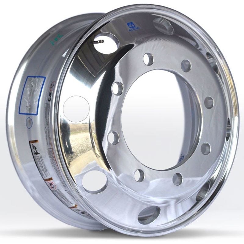 19.5×6.75 Alcoa 8x275mm Hub Pilot Mirror Polish Front