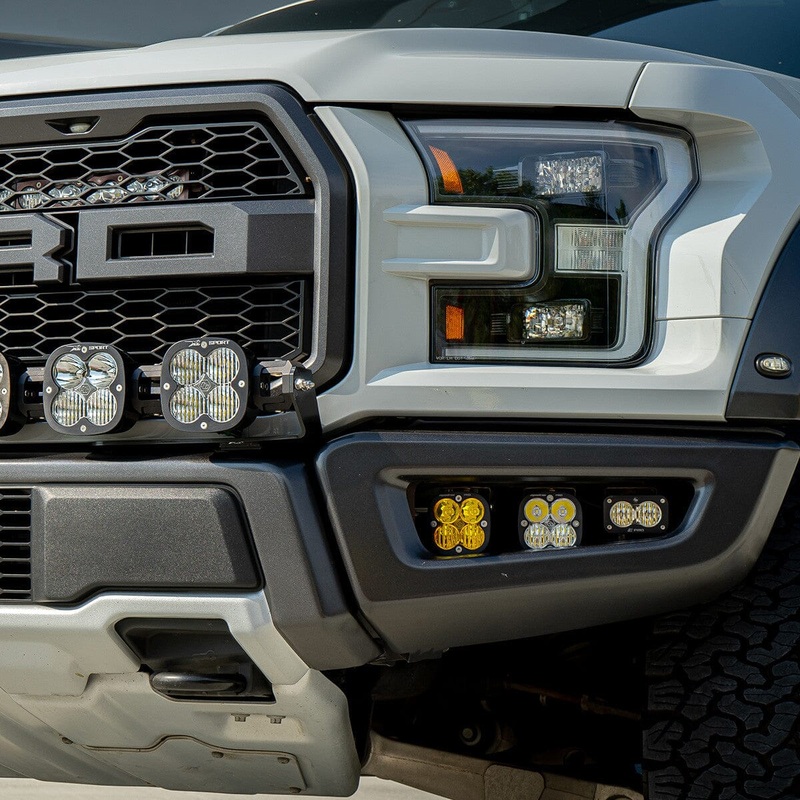 BAJA DESIGNS 2017-2020 Ford F-150 RAPTOR Squadron/S2 Pro Fog Pocket LED Light Kit