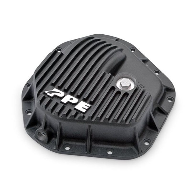 Heavy Duty Cast Aluminum Front Differential Cover Ford Dana 50/60 Early 80S To Present F250/F350 Black PPE Diesel