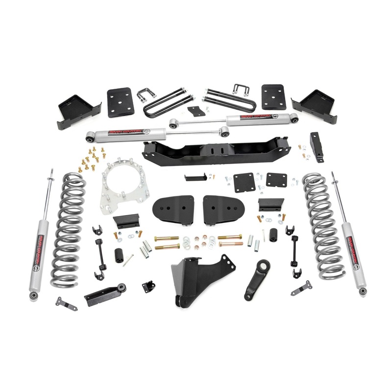 Rough Country 6 Inch Lift Kit OVLDS Fits Ford F-350 4WD 2023