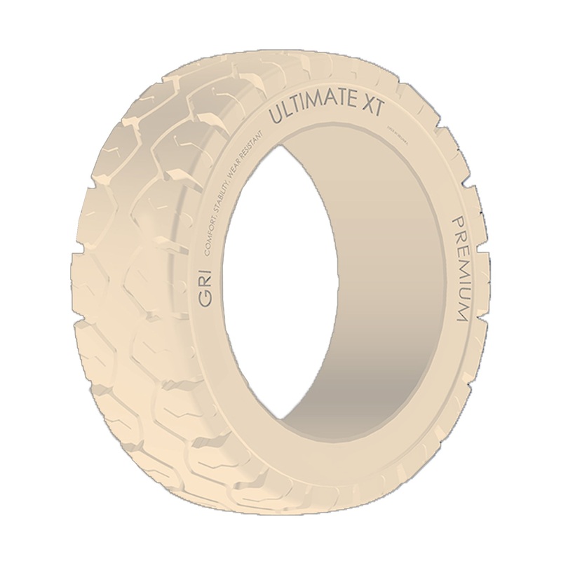 10x5x6 1/2 (254/127-165) GRI ULTIMATE XT Press On Band, Non-Marking, LUG, Solid, White