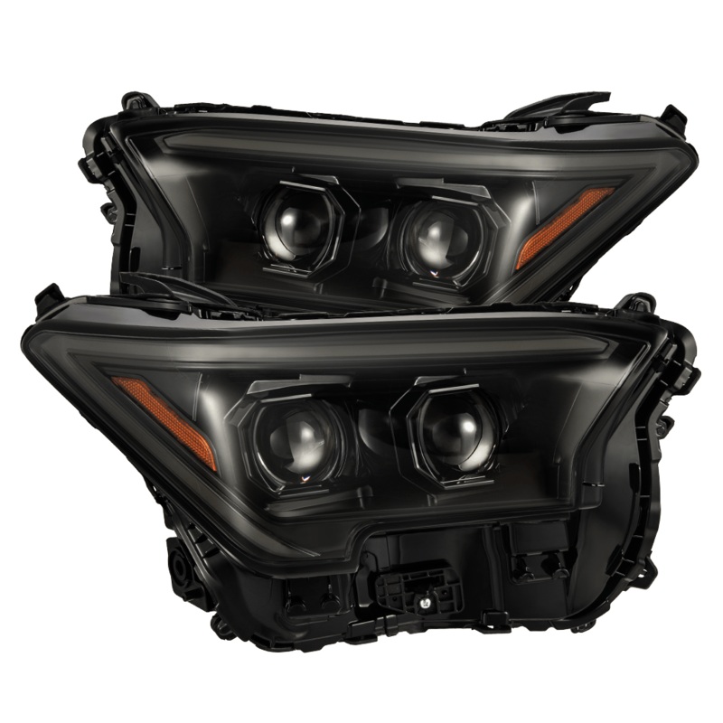 24-up Toyota Tacoma LUXX-Series LED Projector Headlights Alpha-Black