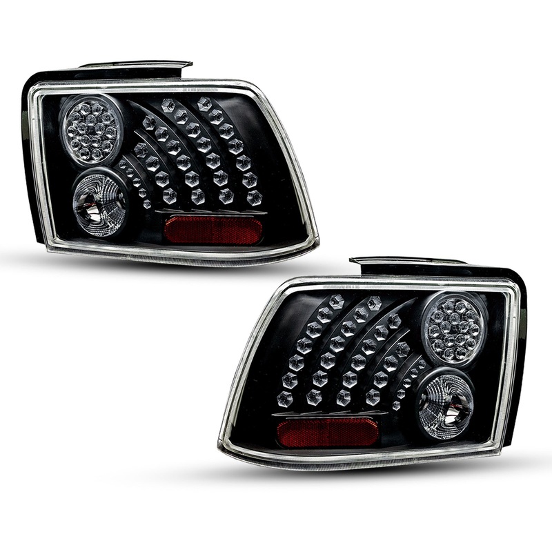 For 1999-2004 Ford Mustang LED Tail Light – Black/Clear