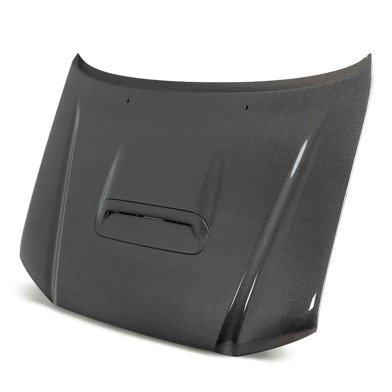 SEIBON 2012-2015 Toyota Tacoma Carbon Fiber Hood (TR-Style)