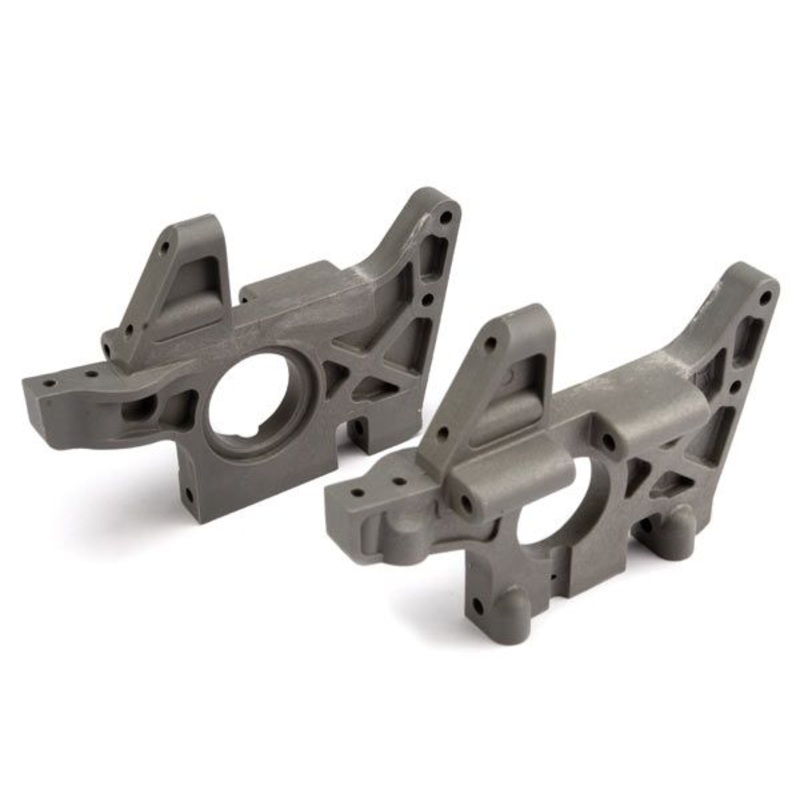 Traxxas Bulkheads (L&R) (Front) (Grey)