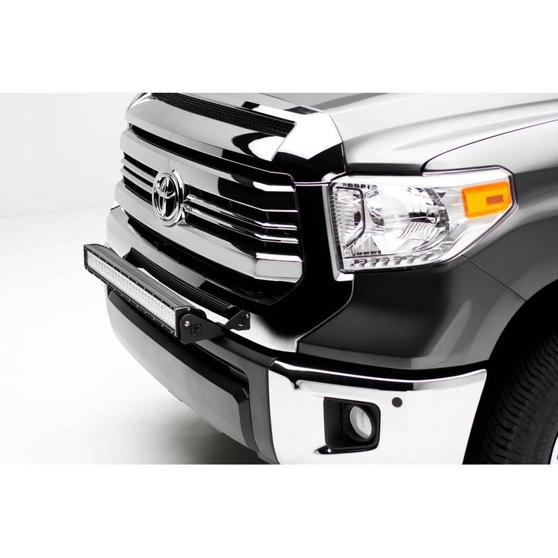 ZROADZ Z329641 Black Mild Steel Front Bumper Top LED Bracket Fits 2014-2021 Toyota Tundra