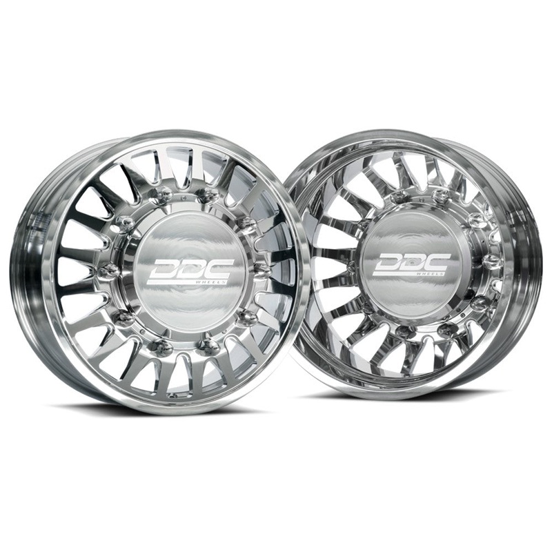 20×8.25 DDC The Spoke Polished 05-UP FORD 19-UP DODGE FORGED DUALLY Wheels 8×200 Set of 6 (Lug Nuts Included) Fits Stock up to 295 tire