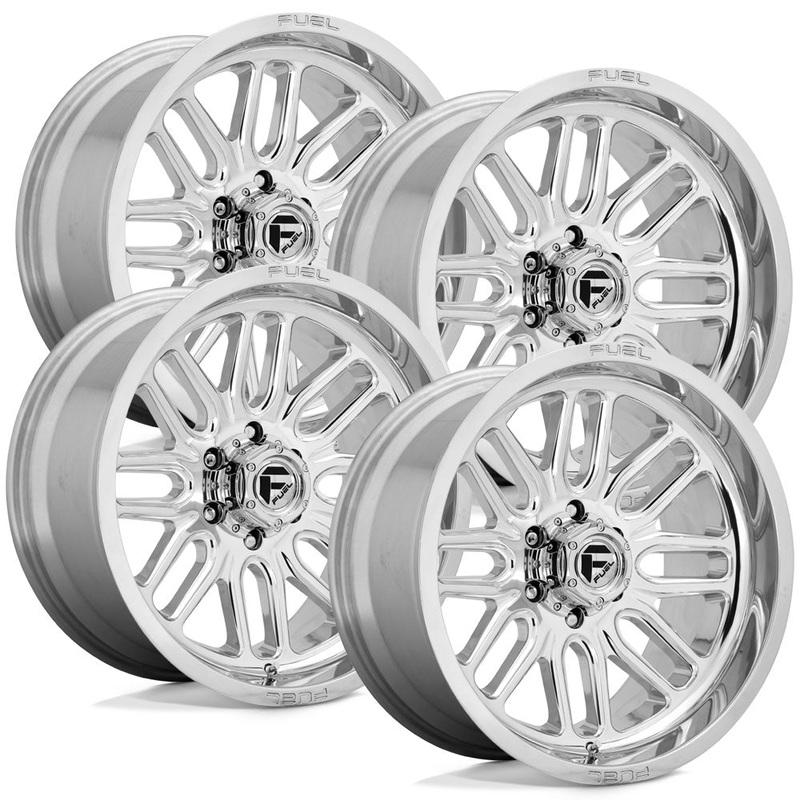 Fuel Ignite D721 Polished Aluminum Dodge Ram SRW Wheel Kit (8×6.5)
