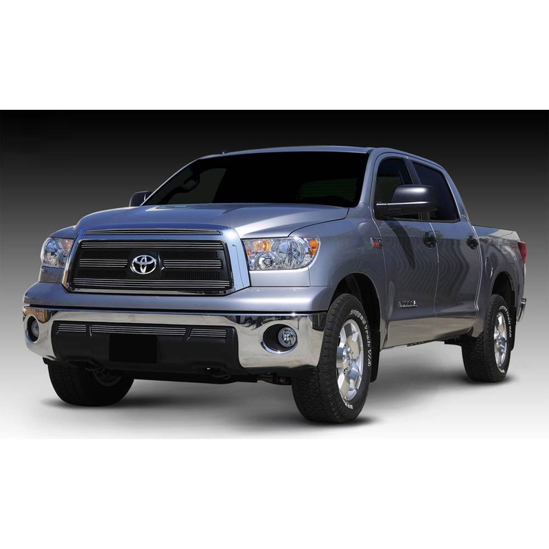 T-REX Grilles 21961 Polished Aluminum Horizontal Grille Fits 2010-2013 Toyota Tundra