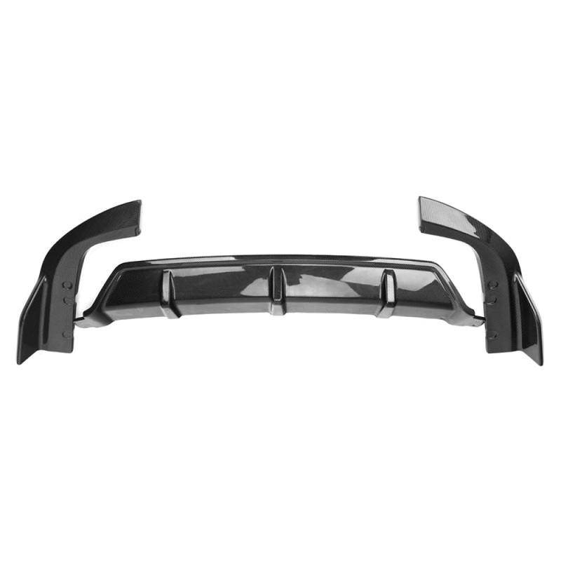 2019-2023 BMW X5 3 Piece Carbon Fiber Rear Diffuser with Splitters | G05