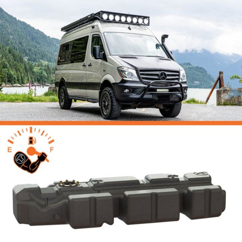 46 Gallon extra heavy duty, cross-linked polyethylene fuel tank 7050207