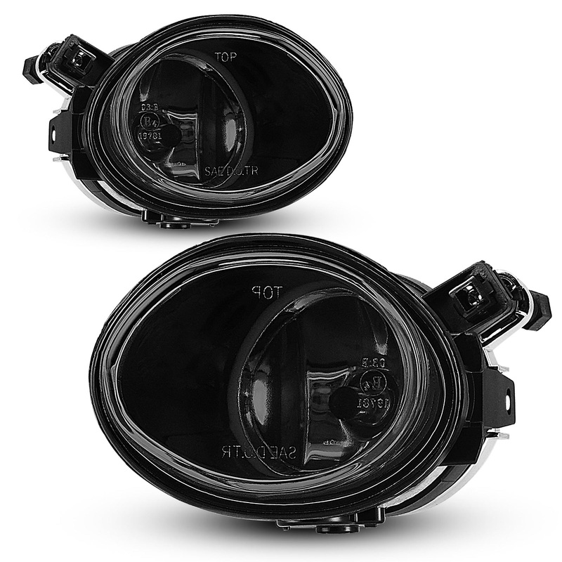 For 2001-2005 BMW 3 Series E46/2001-2003 BMW M3/2001-2003 BMW M5 Fog Lights – Smoke