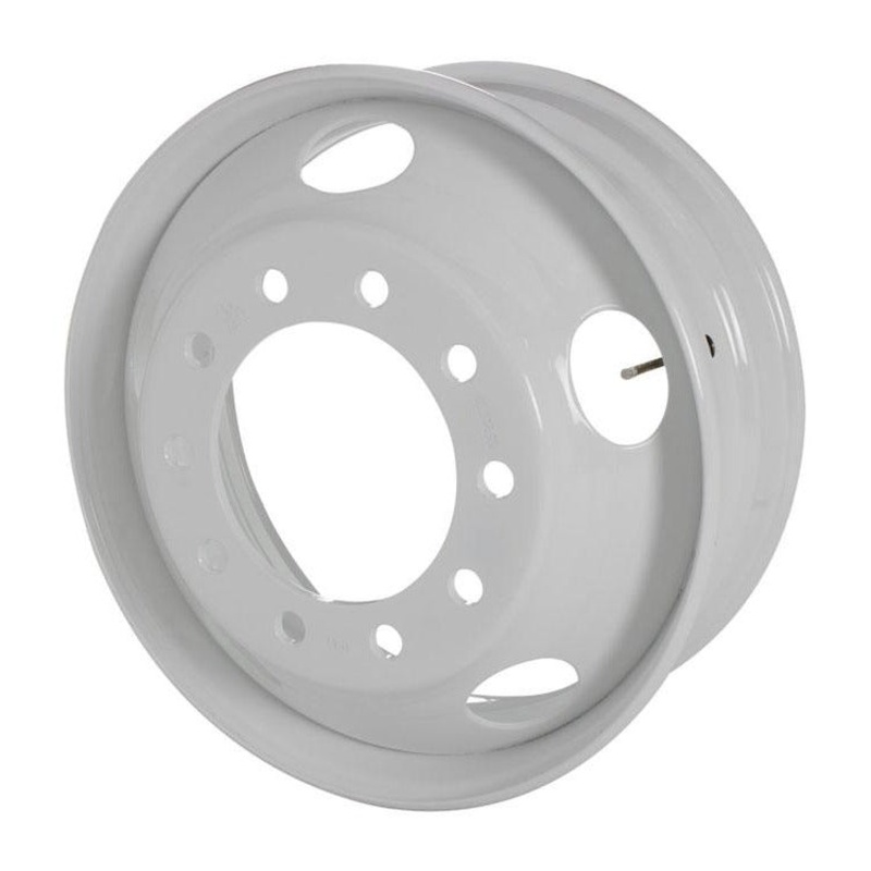 19.5×7.50 Jantsa 10x285mm Hub Pilot 5 Hand Hole White Steel