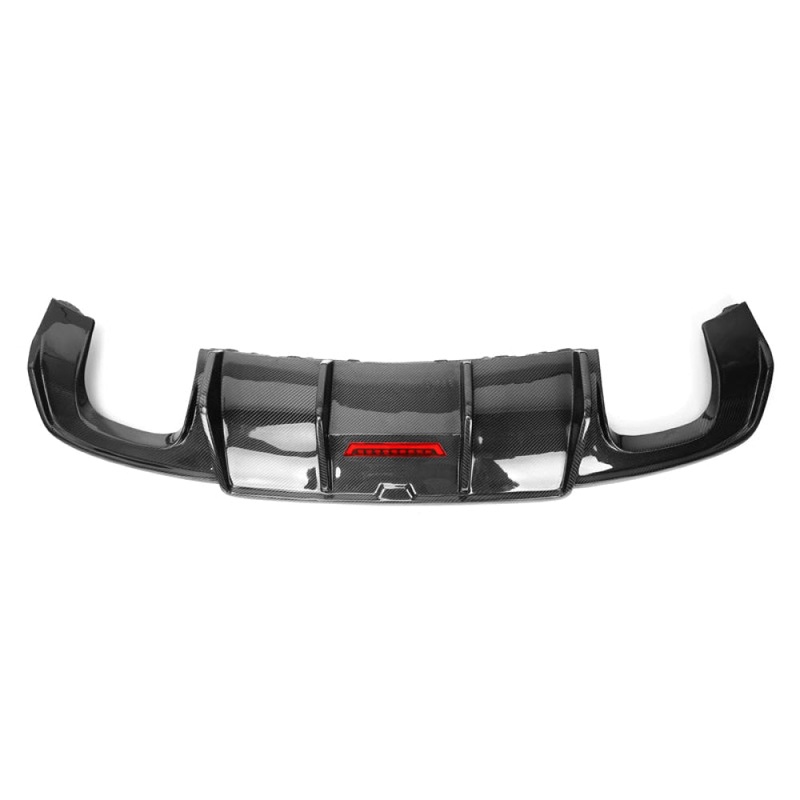2017-2020 Audi A3/S3 Carbon Fiber KB Style Diffuser with LED Brake Light | 8V.5 A3/S3