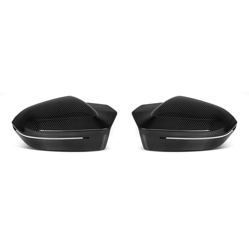 2024+ BMW 5-Series/M5 Carbon Fiber M Style Mirror Caps | G60/G61/G90/G99