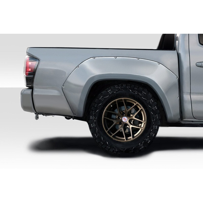 DURAFLEX 2016-2023 Toyota Tacoma Circuit FRP Rear Fender Flares