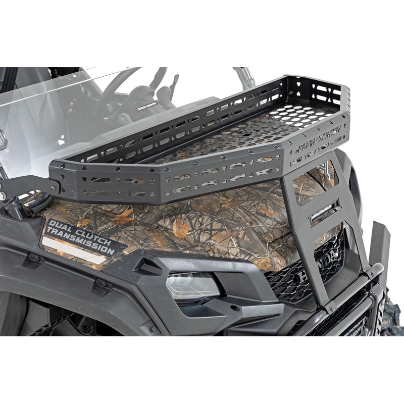 Front Cargo Rack | Black Series LED | 6″ Light | Slime Line | Honda Pioneer 1000/Pioneer 1000-5