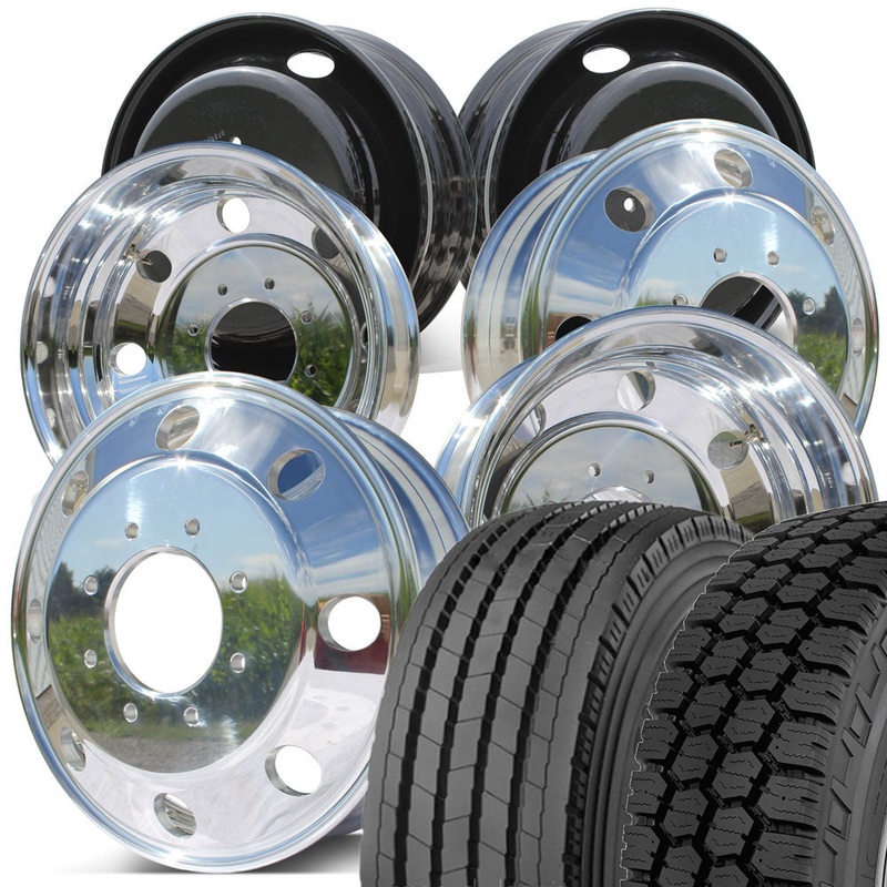 Toyo 19.5 Tire Combo (M143/M655) for Older Ford F350 8 x 6.5″ DRW Trucks (1984-1997)