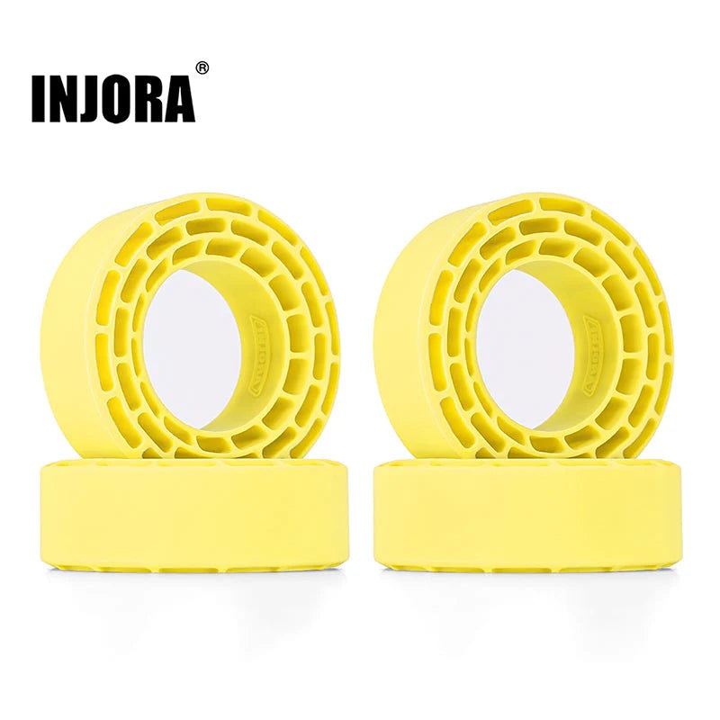 INJORA 4pcs Silicone Rubber Inserts for 1.3″ Tires (68-72mm)