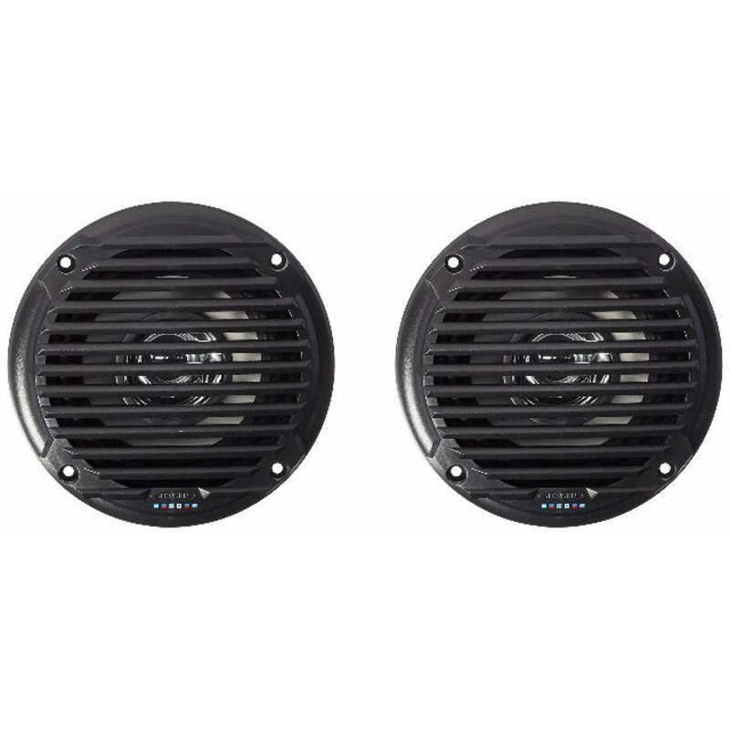 Jensen MS5006BR Black 5.25″ Dual Cone Waterproof Speakers