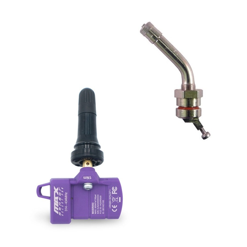 Max Sensor Select Pro (315-433MHZ) Rubber TPMS Sensors W/ Large Stems (For 19.5 and KG1) Set of 6