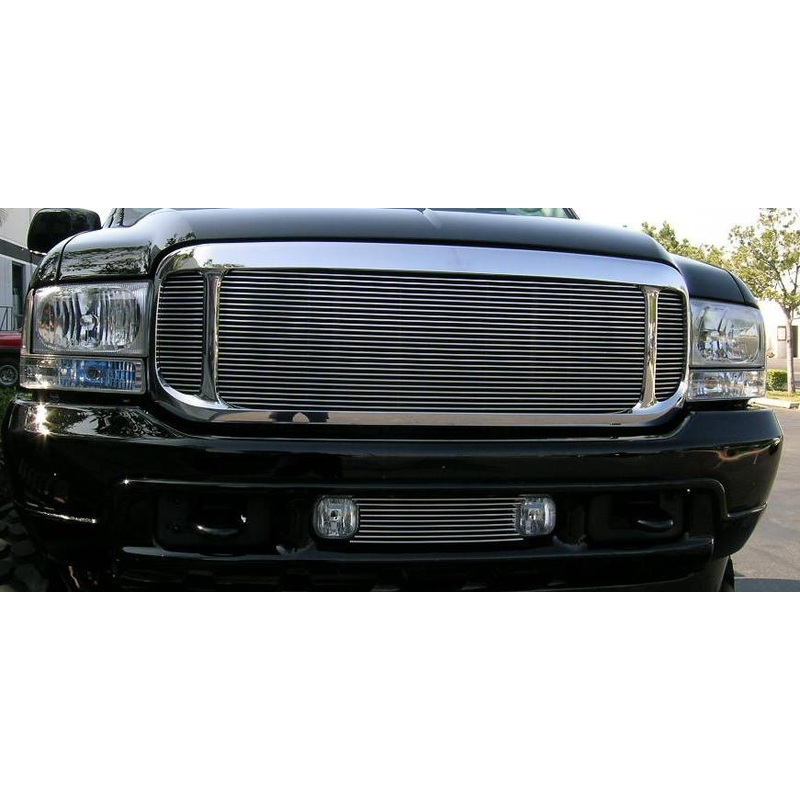 T-REX Grilles 20570 Polished Aluminum Billet Grille Insert, Fits Ford F-250/F-350/Excursion