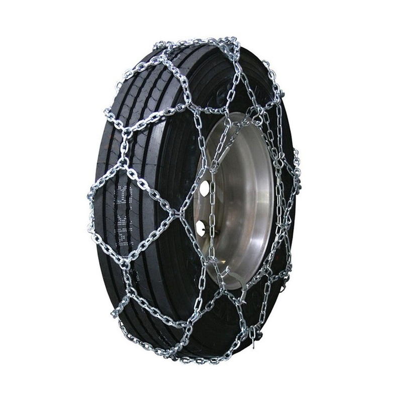 11-24.5 Quality Chain Truck Premium European Diamond Back Square Link Alloy – 1 Pair