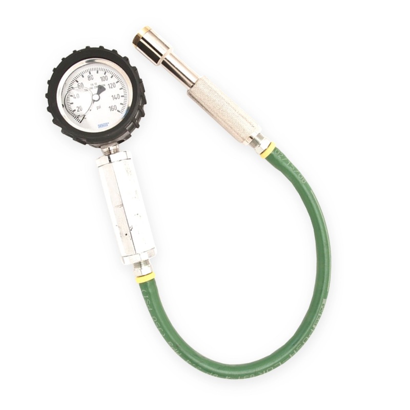 Haltec GA-300-377 Large Bore 15″ Air Gauge with Built-In Filter and Accessible Reservoir for Easy Cleaning.