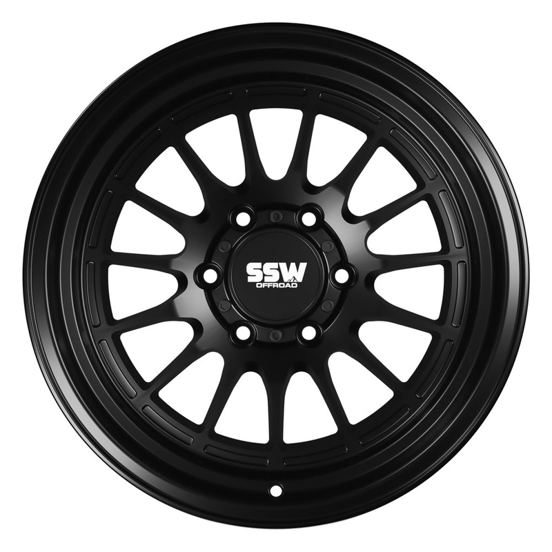SSW Off-Road Dakar Wheel / Matte Black / 17X9.0 +0