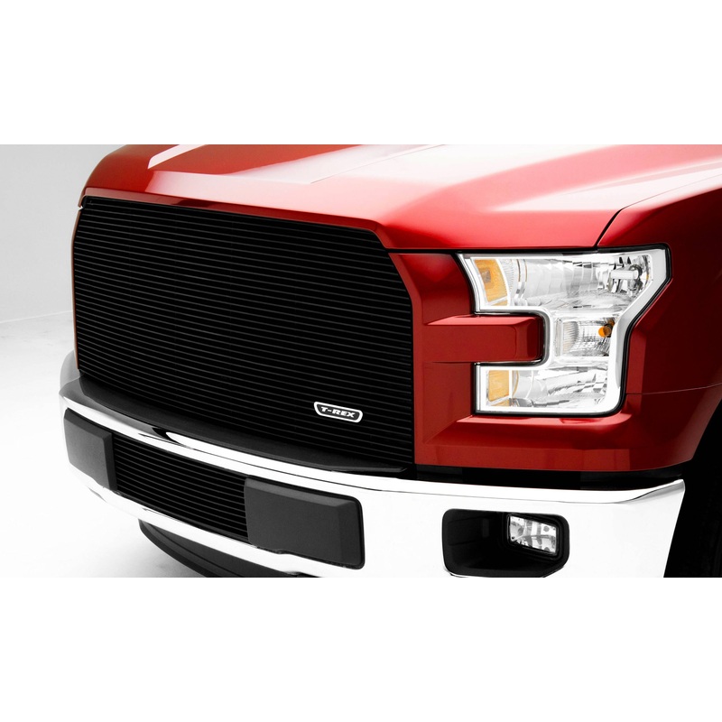 T-REX Grilles 20573B Black Aluminum Horizontal Grille Fits 2015-2017 Ford F-150