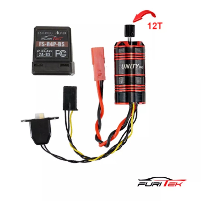 Furitek UNITY PRO 2-in-1 Micro FOC Brushless System (3500kV) For Traxxas TRX-4M