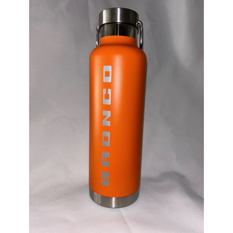 Orange Bronco Water Bottle – 24 OZ Stainless Steel, 1517921-00