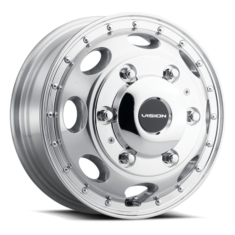 16×5.5 Vision Polished Front 6×205 2007-Present Sprinter 3500 DRW