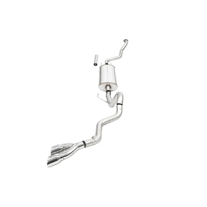 Corsa Performance – Sport / 3.0 in. Cat-Back 4.0 in Twin Tips | 2024+ Toyota Tacoma 2.4L Turbo