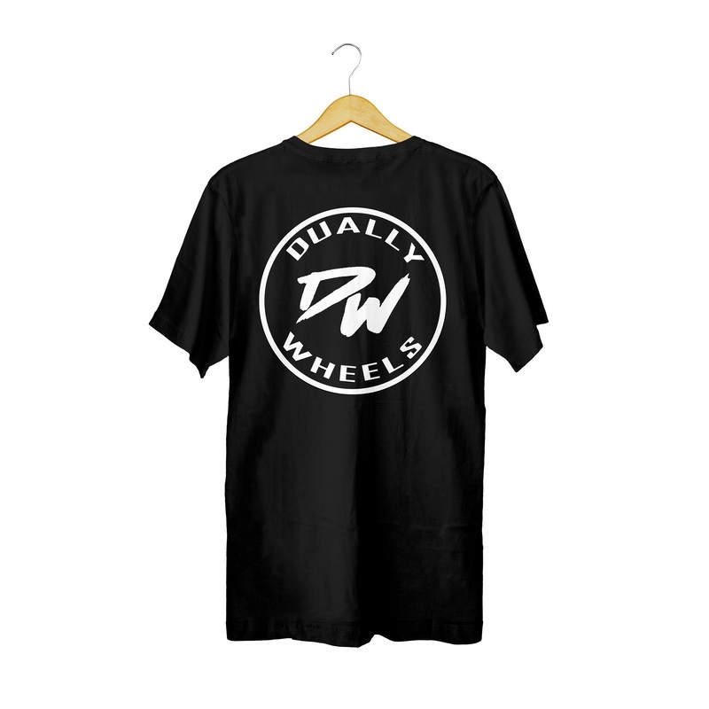 DuallyWheels.com Black Classic Logo T-Shirt (XL)
